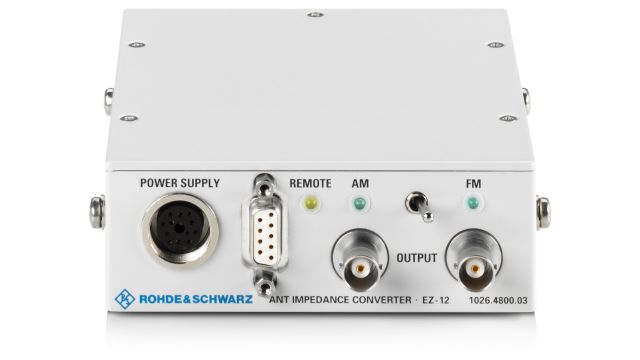R&S羅德與施瓦茨 EZ-12 天線阻抗變換器，適用于干擾電壓測量