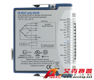 NI 9237同步電橋模塊 圖片