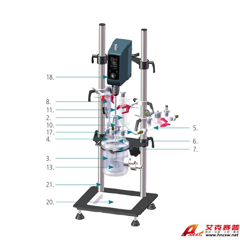 JULABO優(yōu)萊博 2000ml壓力反應釜，（100mm法蘭開口）JRS-6429-237