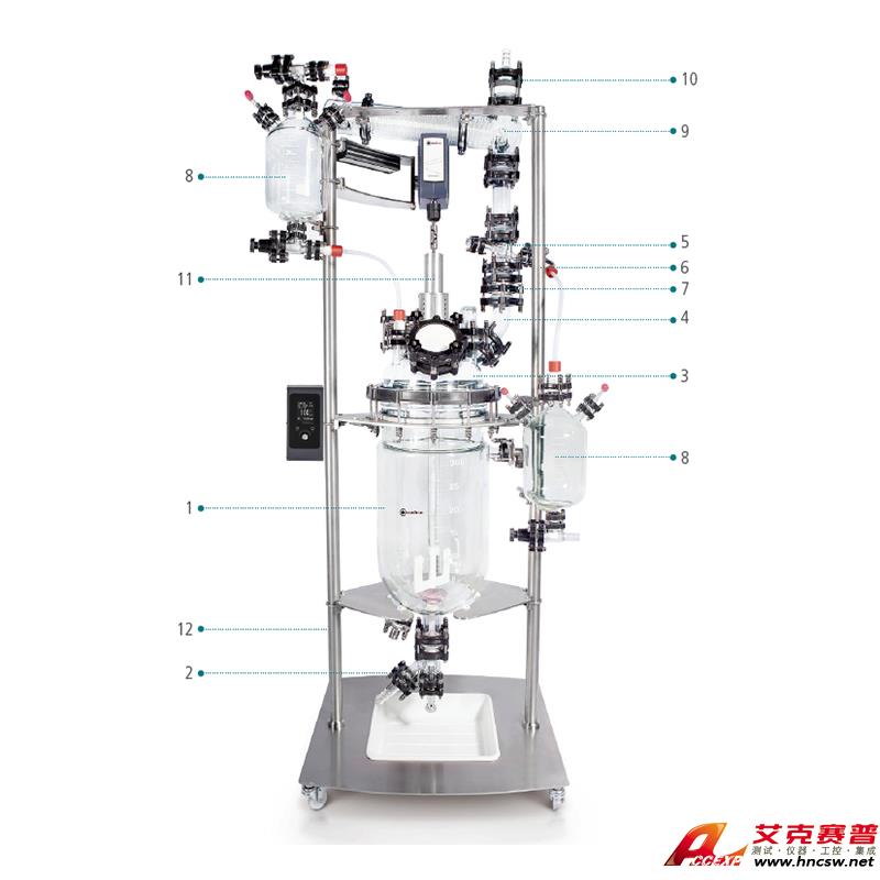 JULABO優(yōu)萊博 10L中試反應(yīng)釜（臥式冷凝器）, KC-PLUS-CH10L