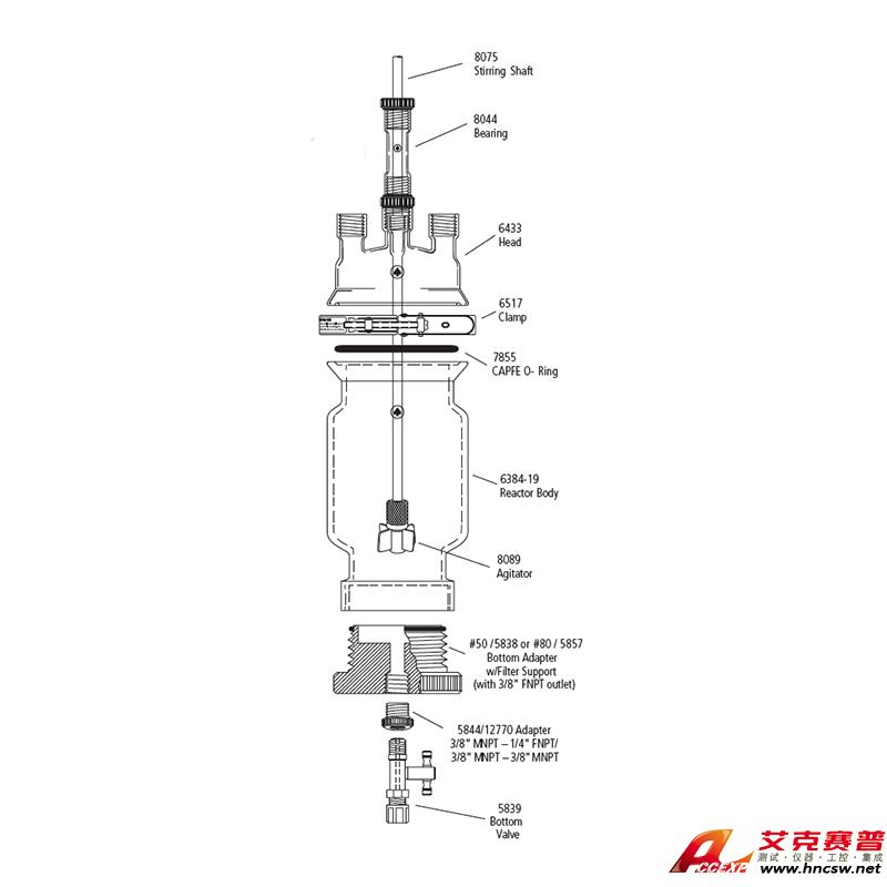 JULABO優(yōu)萊博 6000ml 單層壓力過濾釜，CRS6384-247