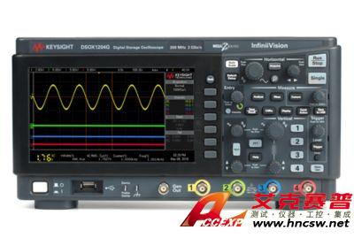 keysight是德 DSOX1204G 示波器：70/100/200 MHz，4 個模擬通道