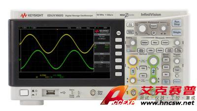 keysight是德 EDUX1002G 示波器：50 MHz，2 個模擬通道